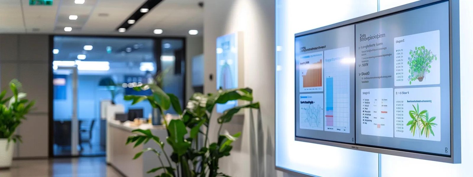 a modern medical office with sleek furnishings, showcasing a detailed comparison chart of bioidentical hormone replacement versus traditional methods, illuminated by bright, focused lighting to emphasize the informative presentation.