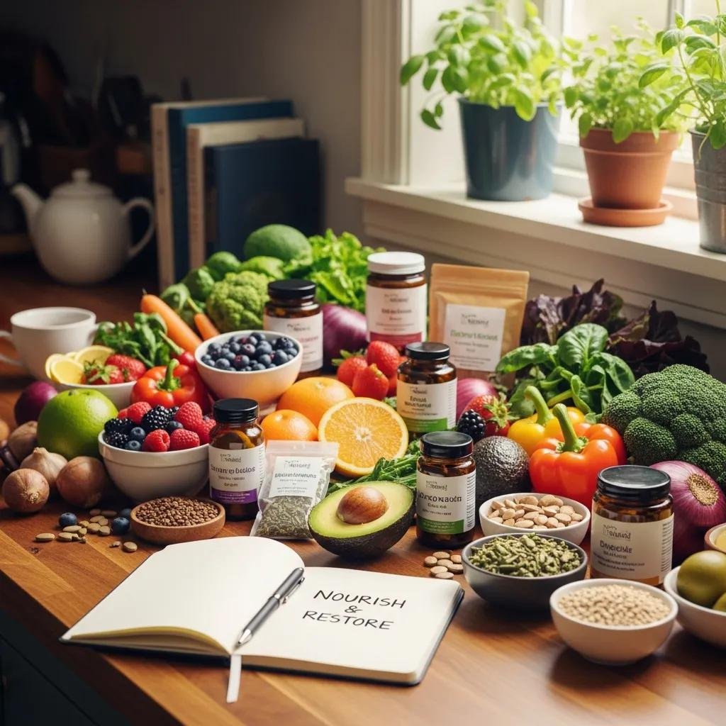 Balanced whole foods and clinical supplements for cancer recovery