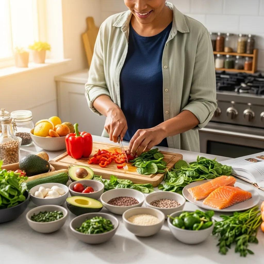Nourishing meal prep representing holistic approaches to hormone health
