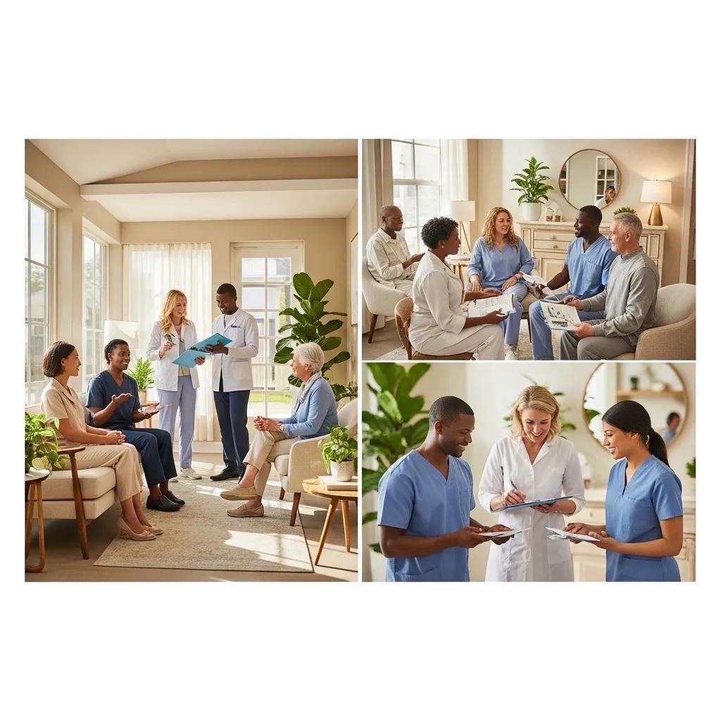 Welcoming wellness clinic environment focused on anti-aging medicine and personalized health solutions