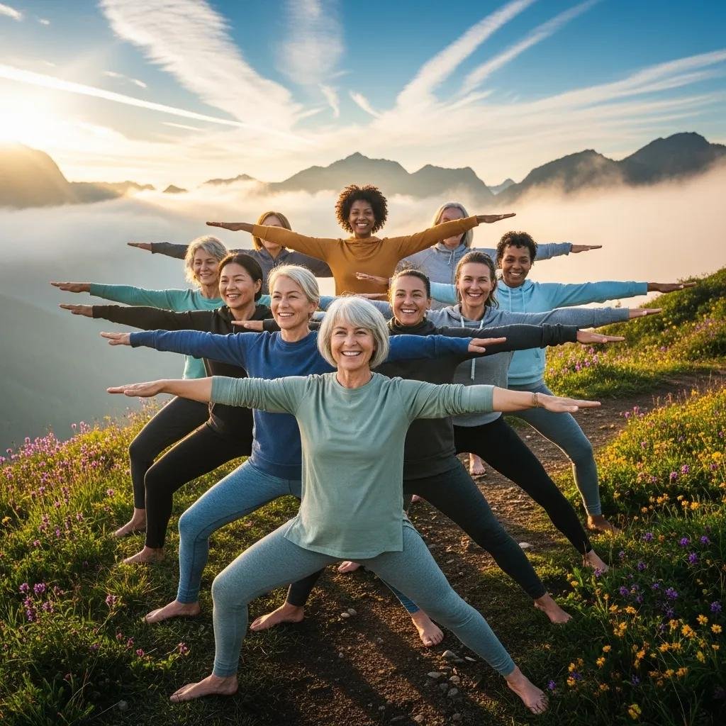 A group of women outdoors enjoying activity—conveying the life-improving benefits of BHRT