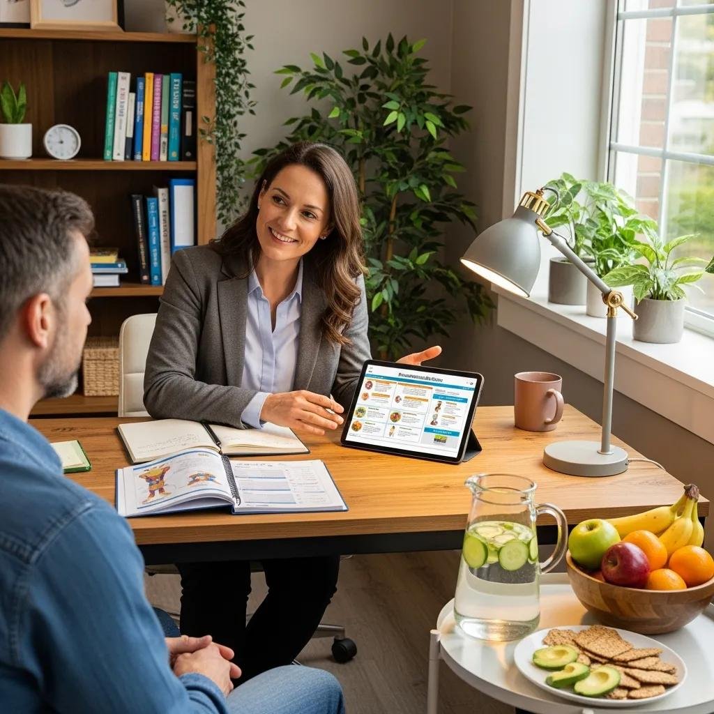Clinician and patient reviewing a personalized plan for prediabetes