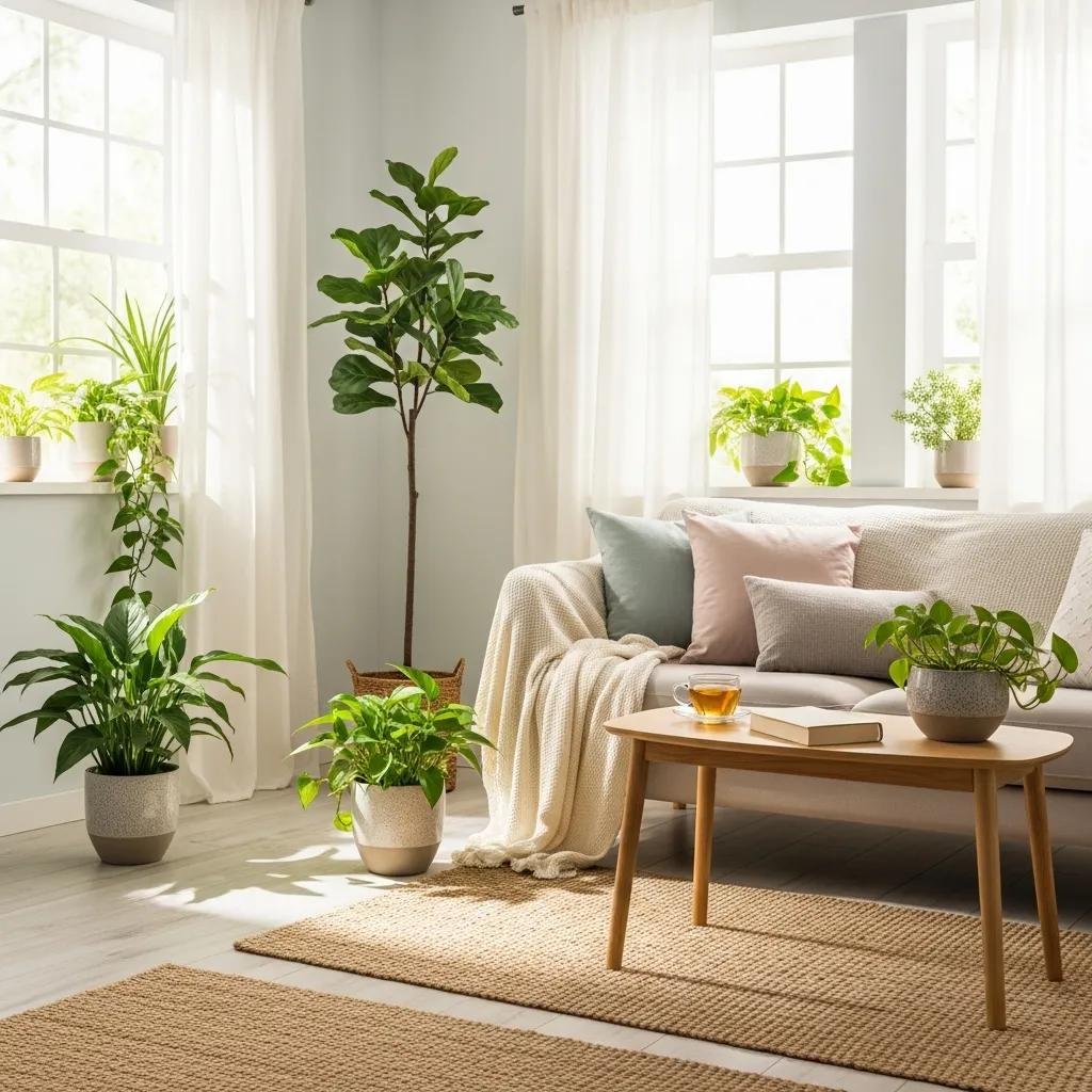 Healthy indoor environment representing integrative treatment for mold illness